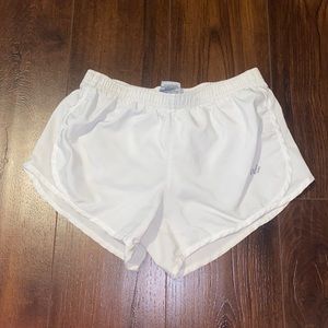 VARSITY white shorts
